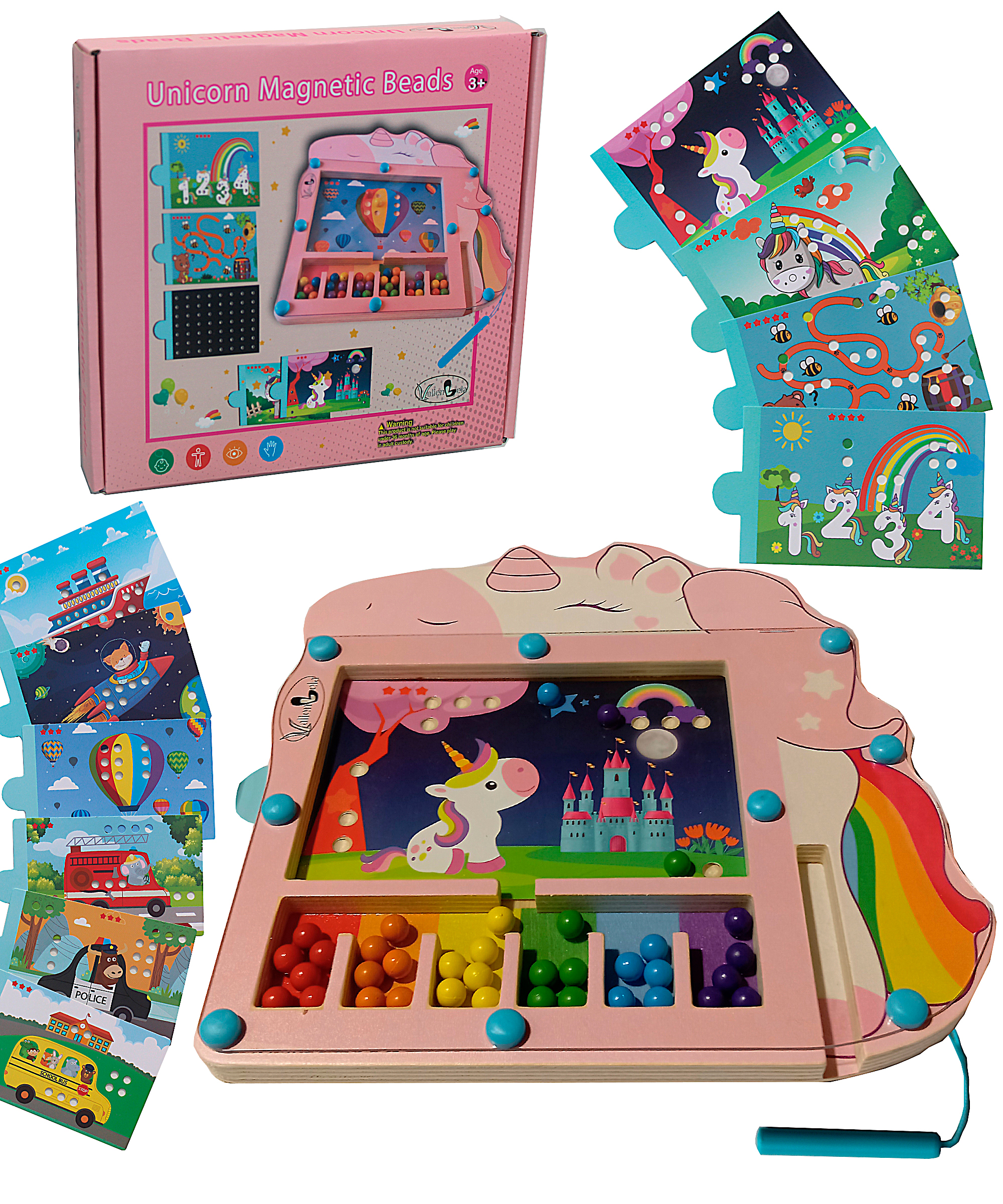 Unicornio tablero Magnético Motricidad fina