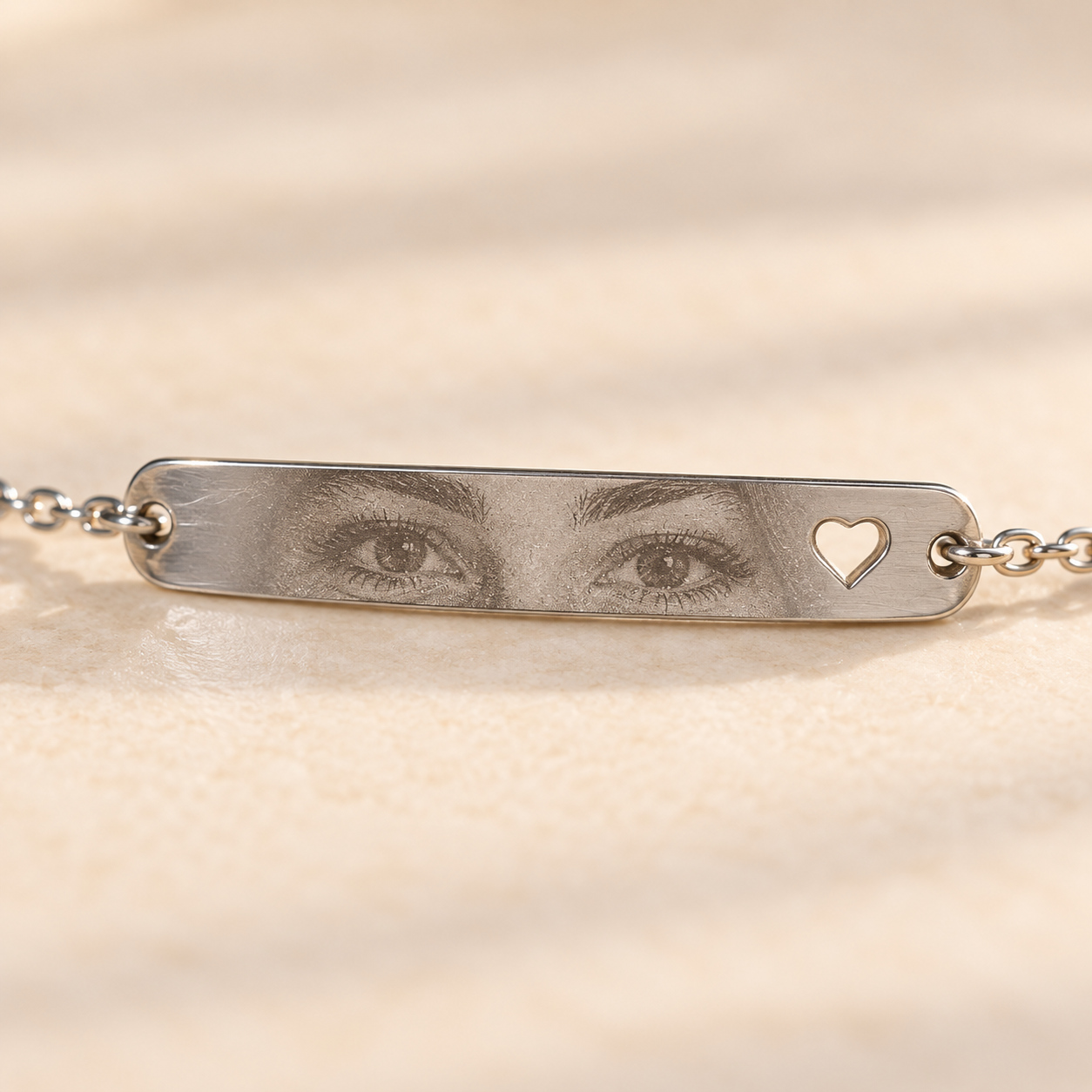 Pulsera de Barra Personalizada con Foto, Texto u Ojos - Imagen 8
