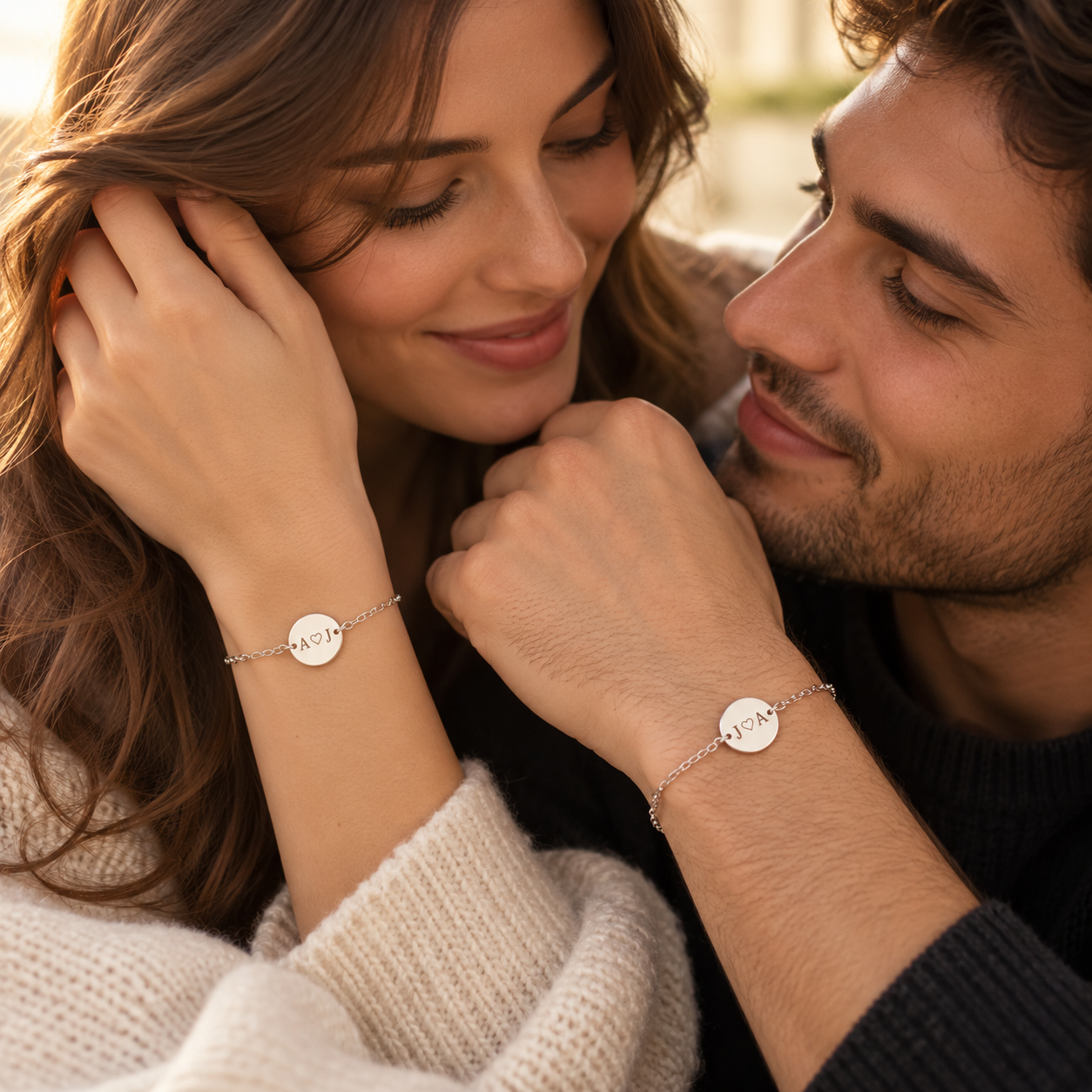 Pulsera Medalla Personalizada con Nombre, Iniciales o Fecha - Imagen 7